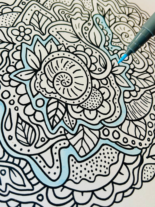 Colouring Book - Slow Garden
